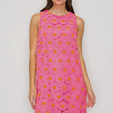 Pink Daisy Shift Mini