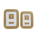 5x7 Gold Ball Photo Frame