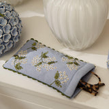 Hydrangea Sunglass Holder - White