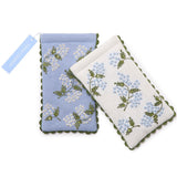 Hydrangea Sunglass Holder - White