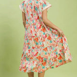 Tessa Tropical Midi Dress