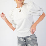 Puff Sleeve Sweatshirt