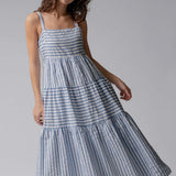 Striped Tiered Sundress