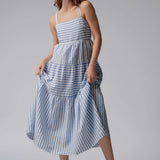 Striped Tiered Sundress