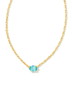 Cailin birthstone necklace: March